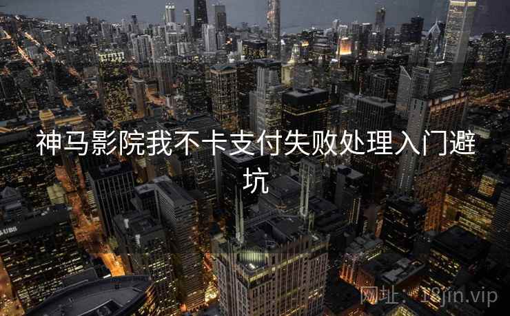 神马影院我不卡支付失败处理入门避坑