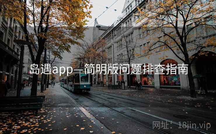 岛遇app—简明版问题排查指南